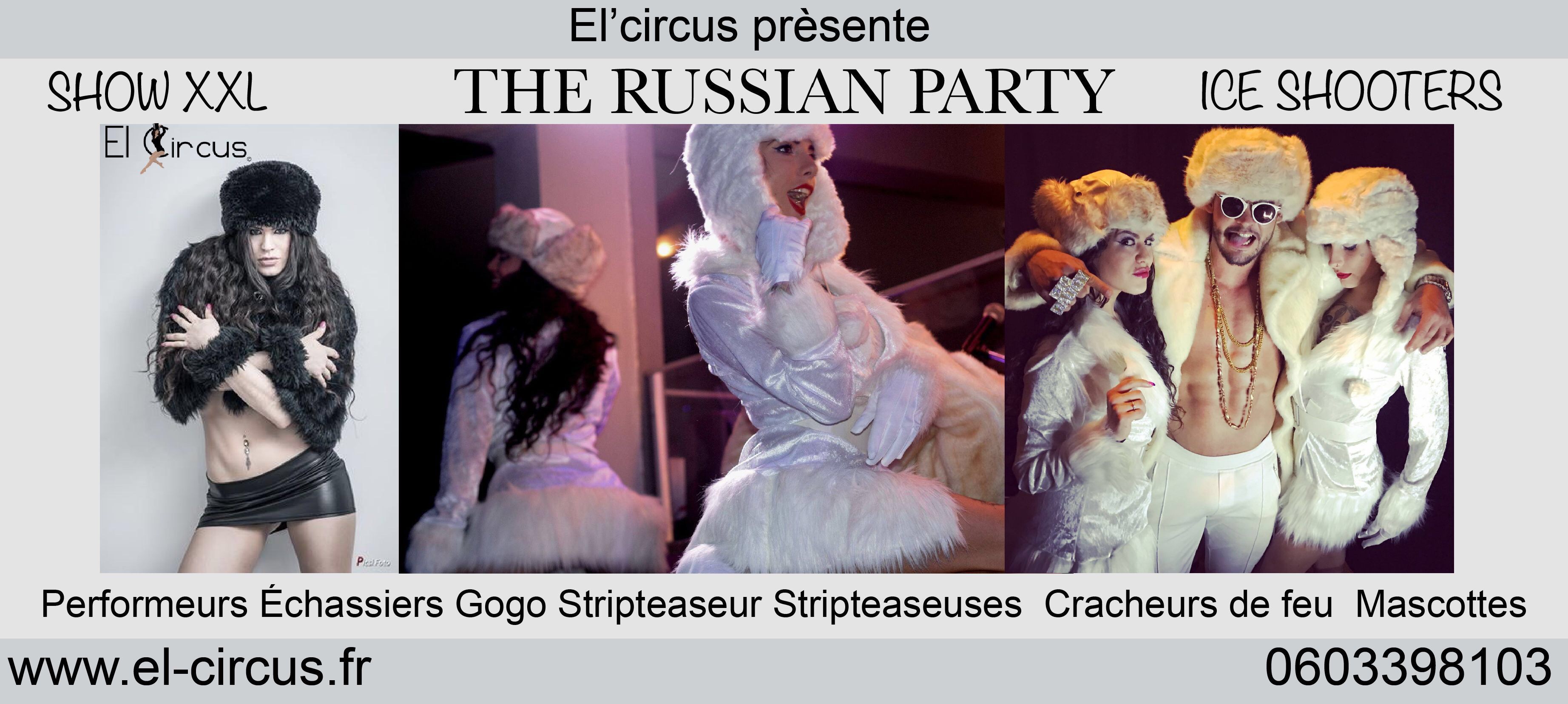 concepts soirées clubbing artistes performeurs ice shoots club gogos chippendales mascottes
